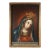 Antique 19c Portrait of Virgin Mary, Crowned Mother of Mercy, Religious Oil Painting For Sale