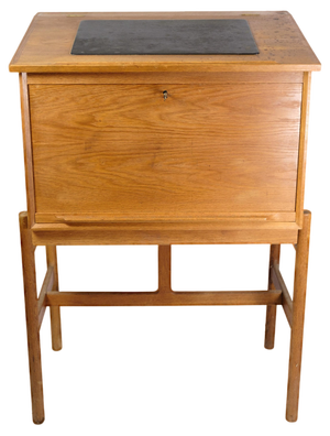 Oak Desk in the style of Henry Rosengren Hansen, 1960s