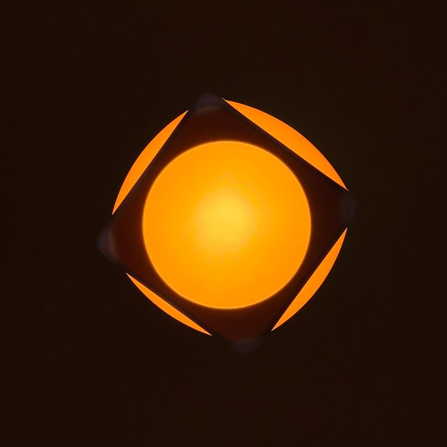 Space Age Cubic Pendant Lamp by Lars Schöler for Hoyrup, Denmark, 1970s For Sale - Image 10 of 11