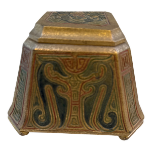 Tiffany Studio Chinese Pattern Inkwell