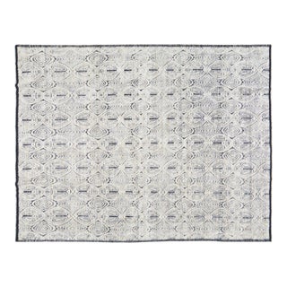 Contemporary Moroccan Sheba Hand Knotted Wool Rug,8'X10'1" For Sale