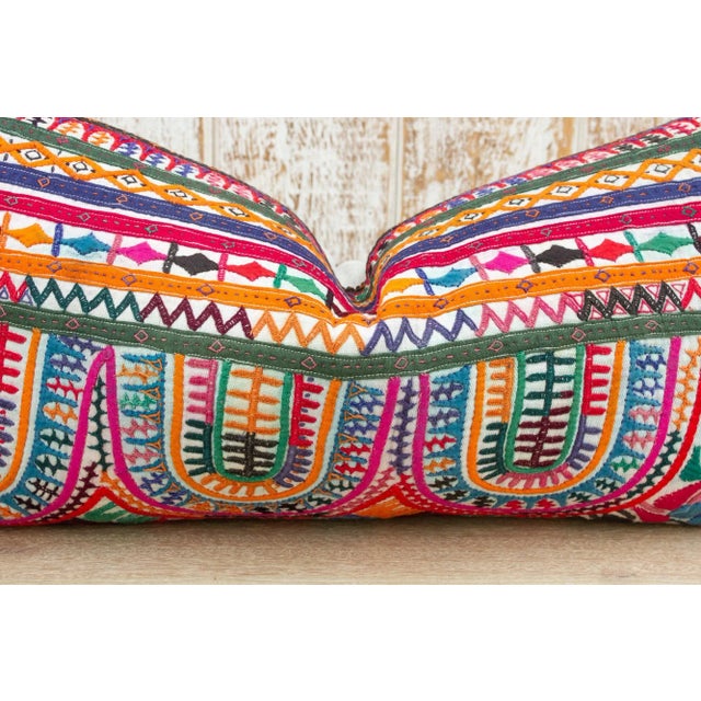 Soe Antique Tribal Grain Sack Pillow For Sale In Los Angeles - Image 6 of 10