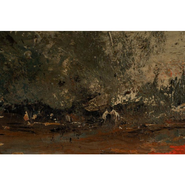 Ezelino Briante, Woodland Landscape, 1920s-1940s, Oil on Board For Sale - Image 3 of 16