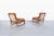 Vintage Leather and Teak T4 Lounge Chairs by Fred Lowen for Tessa For Sale In Los Angeles - Image 6 of 14