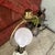 Vintage Italian Marble & Alabaster Urn Lamp 13" Elegant Design With Brass Accents For Sale - Image 10 of 18