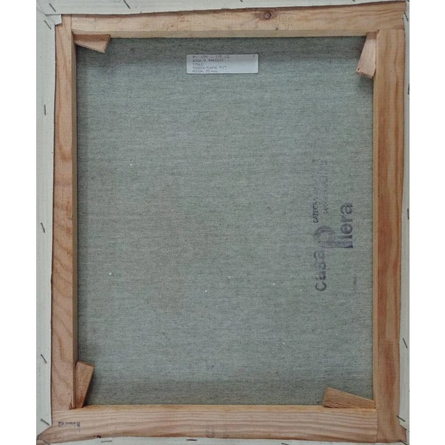 Hector Ramirez Ortega, Composition, 1989, Mixed Media on Canvas For Sale - Image 6 of 7