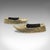 Indian Pair of Small Vintage Slipper Ashtrays, Indian Brass Cigarette Rest, Mid Century For Sale - Image 3 of 9