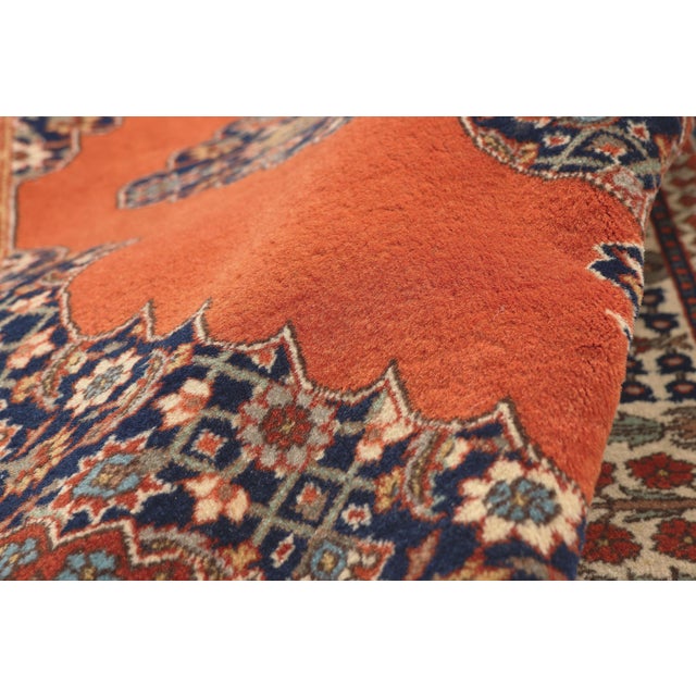 Vintage Romanian Tabriz Rug, 04'01 X 06'00 For Sale In Dallas - Image 6 of 10