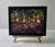 The Oil painting Canvas titled “Orange sunset behind the trees” invites the viewer into a mystical world where light,...