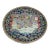 Large 1930s Chinese Hand Painted Porcelain Charger For Sale