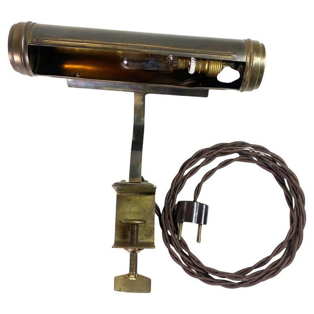 Table Lamp in Brass, 1910 For Sale - Image 6 of 6