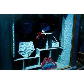 Mark Abrahamson, Vintage Photograph Cibachrome 1981 Beijing China Lingerie Shop Color Photo Print, 1981 For Sale