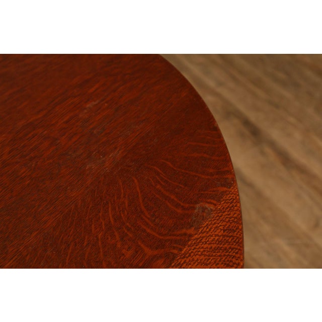 2000 - 2009 Stickley Mission Collection Oak Limbert Library Table For Sale - Image 5 of 18