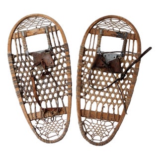 Vintage World War II Usa Military Snowshoes by the Groswold Ski Co. 1945 For Sale