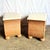 Vintage Boho Chic Tessellated Stone Top Wicker Nightstands by Whitecraft, 2 Pieces For Sale In Miami - Image 6 of 9
