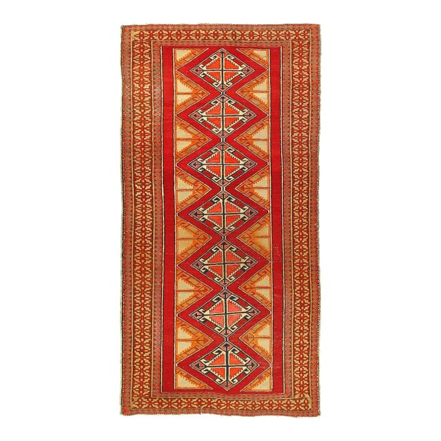 1920s Antique Geometric Kazak Caucasian For Sale
