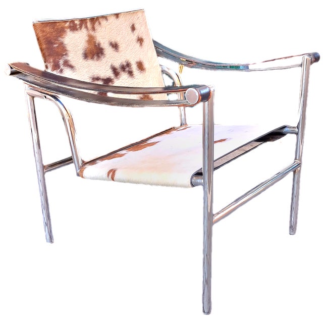 LC1 Lounge Chair by Charlotte Perriand and Le Corbousier, 1950s For Sale - Image 9 of 9