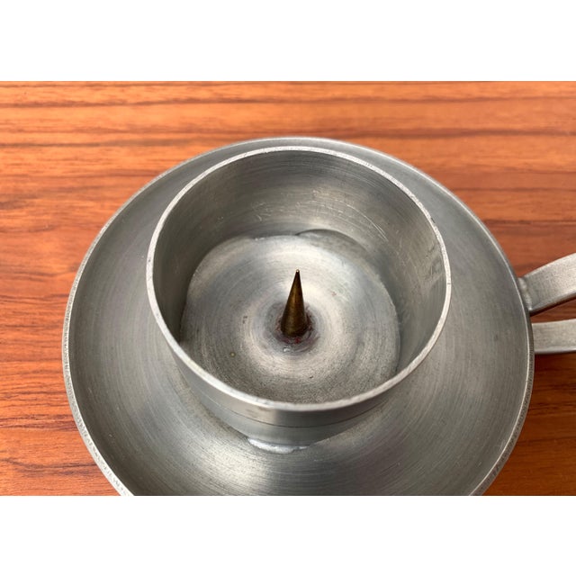 Vintage German Pewter Candleholder from Wall, 1970s For Sale - Image 10 of 17
