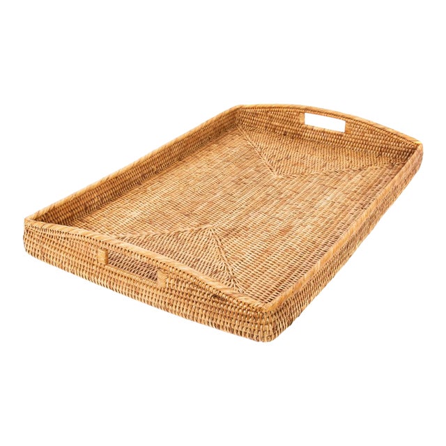 Large rectangular ottoman tray best sale
