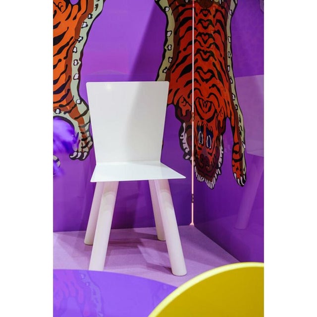 Metal Fiocco Chair in Powder-Coated Aluminum by Altreforme For Sale - Image 7 of 12