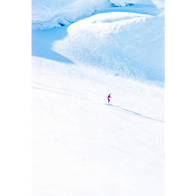 The Haute Route by Toni Frissell A lone skier heads down into the valley of the infamous Haute Route, Zermatt, Switzerland...