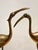 A beautiful set of 2 vintage brass cranes. Special because these are larger than most pairs of cranes on the market and...