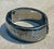 Vintage Silver Toned Floral Hinged Bangle For Sale - Image 10 of 11