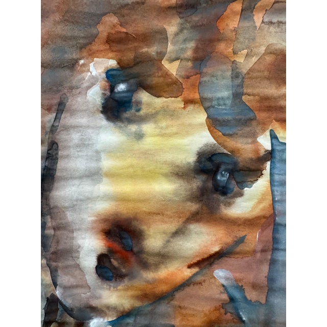 Gilbert Pauli, Beaten Children, 1997, Watercolor on Paper For Sale - Image 4 of 8