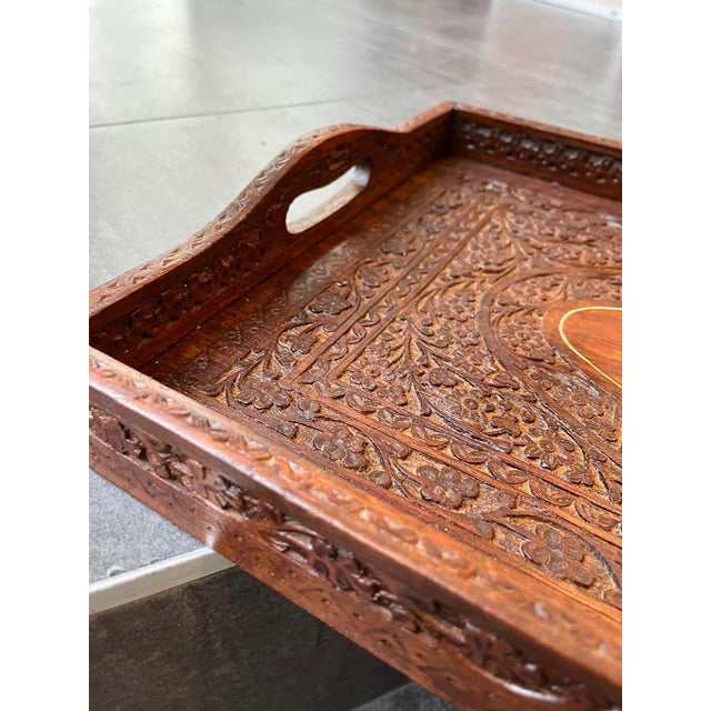 1960s Vintage Wooden Tray, 1960s For Sale - Image 5 of 10