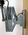 Industrial Black Enamel Scissor Wall Lamp, 1950s For Sale - Image 10 of 18