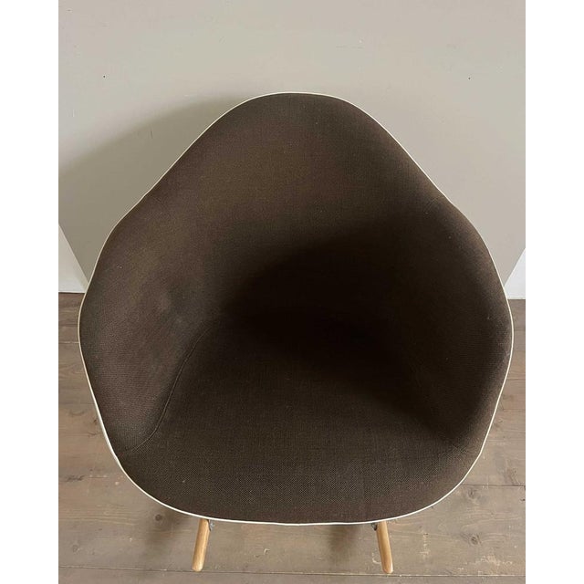 Brown RAR Chair by Charles & Ray Eames for Herman Miller, 1960s For Sale - Image 8 of 9