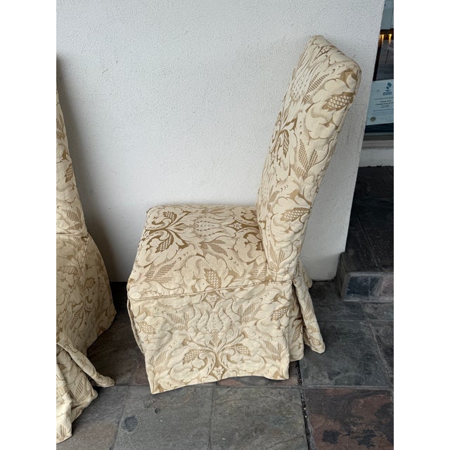 Sunrise Home Slipper Style Dining Side Chairs, Set of Eight For Sale In San Francisco - Image 6 of 17