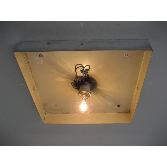 1970s Vintage Ceiling Lamp with Plastic Sheets in Chomed Profiles, 1970s For Sale - Image 5 of 15