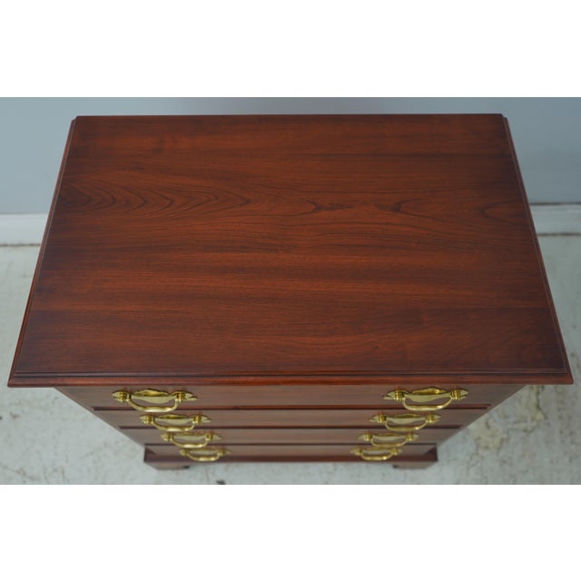 Pair of Henkel Harris Cherry Nightstands For Sale - Image 12 of 18