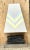 Mid-Century Modern Vintage Boho Chevron Brass and Chrome Faux Fireplace For Sale - Image 3 of 10