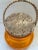 Vintage Post Modern Orange Color Glass Bottle With Cork Lid For Sale - Image 9 of 11
