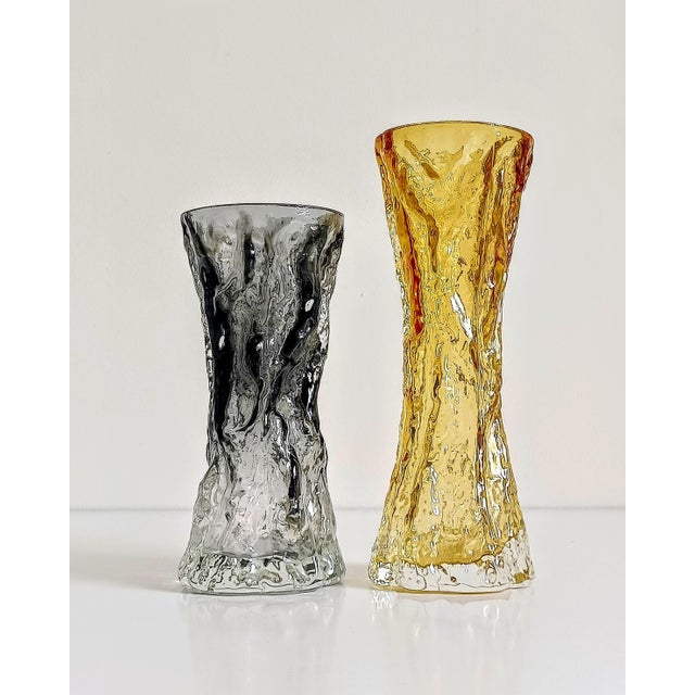 1970s Brutalist Art Glass Vases by Kurt Wokan for Ingrid Glashütten, 1970s, Set of 2 For Sale - Image 5 of 16