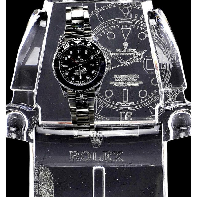Vincent Sabatier, Rolex Submariner Black Blue, 2019, Screen Print For Sale - Image 4 of 9