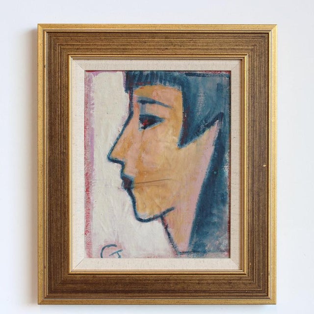 Hidden Portraits VI, 1980s, Acrylic on Canvas, Framed For Sale - Image 3 of 11
