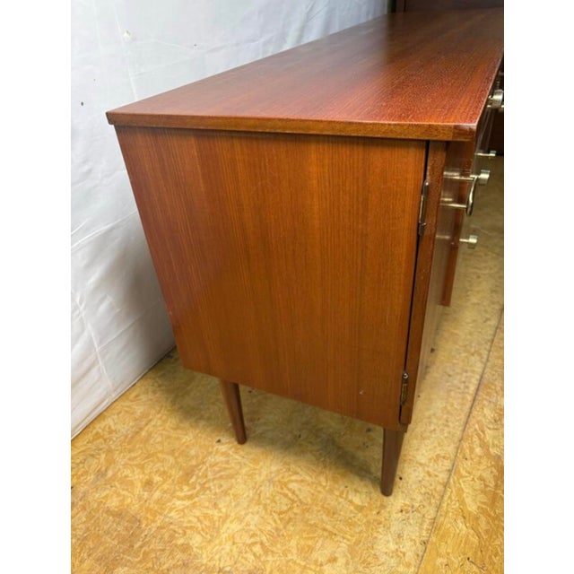 Small Mid-Century Modern Teak Sideboard from Schreiber, 1960 For Sale - Image 9 of 11