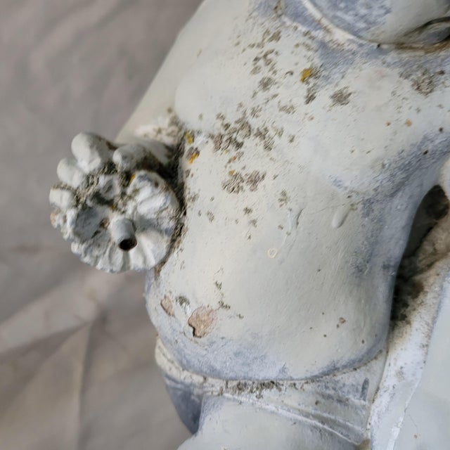 1990s Henri Studio Concrete Sculpture Statue Trio of Cherubs For Sale - Image 10 of 18