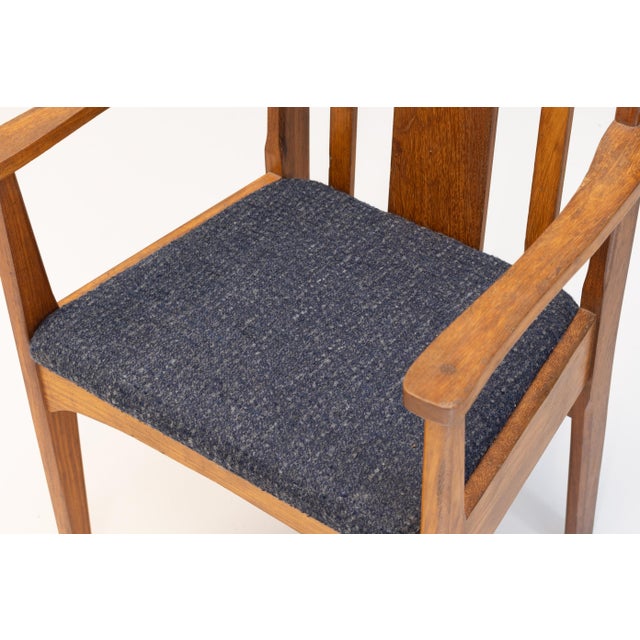 Oak Dining Chairs, 1950, Set of 6 For Sale - Image 9 of 12