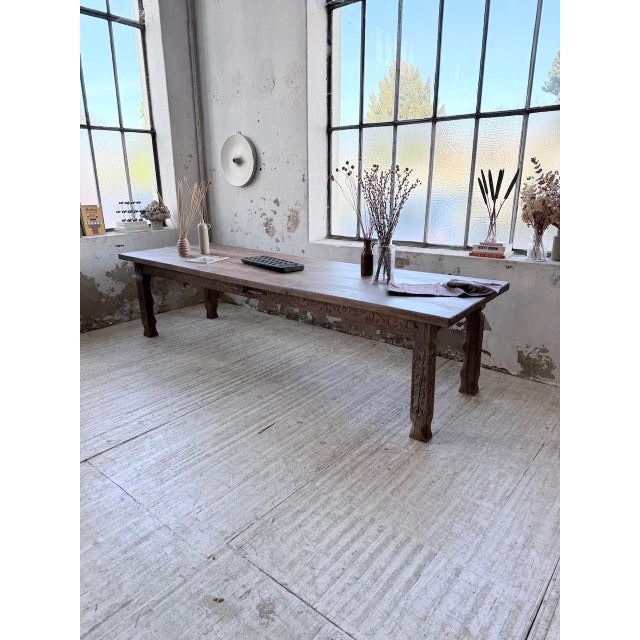 Farmhouse Table in Oak, 1890s For Sale - Image 14 of 18
