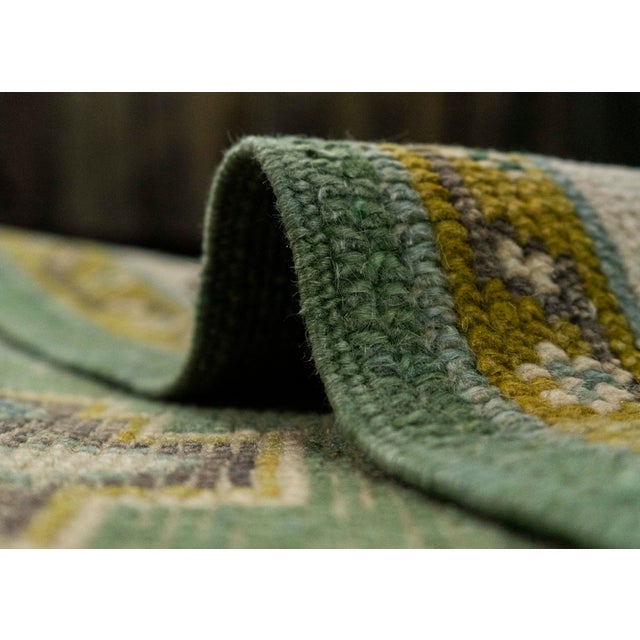 Textile Turkish Oushak Rug 3' x 6'10" #20437 For Sale - Image 7 of 8