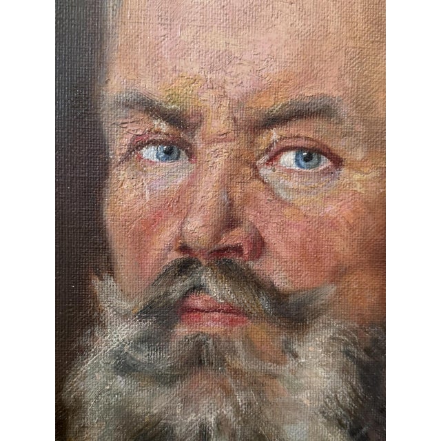 Pair of Signed Hungarian Portrait Paintings Attributed to F. Petkó Zsigmond, Dated 1906–1907 For Sale In Los Angeles - Image 6 of 18