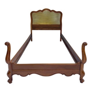 Traditional French Provincial Twin Bed Frame For Sale