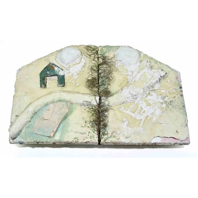 Mixed media on wooden panel realized by Rebecca Miller, american artist and Arthur Miller's daughter, in 1990s. Exhibited...