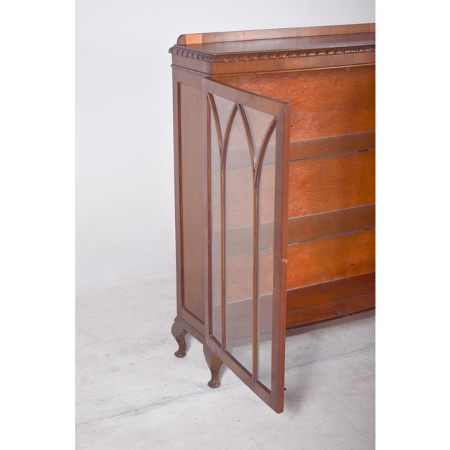 Antique English Two-Door Display Cabinet, 1890s For Sale - Image 12 of 17