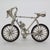 Vintage Italian Handmade Genuine Silver Sport Bicycle Figurine, 1980s For Sale - Image 10 of 10