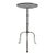 Cannes Tall Iron Drink Table in Iron Finish For Sale